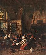DUSART, Cornelis Tavern Scene sdf Spain oil painting artist